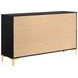 Kendall Black And Gold 6 Drawer Dresser