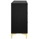 Kendall Black And Gold 6 Drawer Dresser