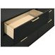 Kendall Black And Gold 6 Drawer Dresser