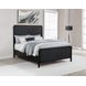 Brookmead Black Queen Panel Bed
