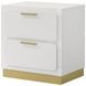 Caraway White And Gray Panel Bedroom Set