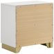 Caraway White 2 Drawer Nightstand