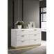 Caraway White 6 Drawer Dresser