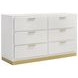 Caraway White And Gray Panel Bedroom Set