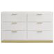 Caraway White And Gray Panel Bedroom Set