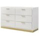 Caraway White And Gray Panel Bedroom Set