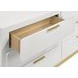 Caraway White 6 Drawer Dresser