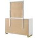 Caraway White 6 Drawer Dresser with Mirror