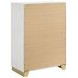 Caraway White 4 Drawer Chest