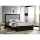 Caraway Black And Gray King Panel Bed