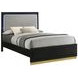 Caraway Black And Gray Queen Panel Bed