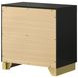 Caraway Black 2 Drawer Nightstand