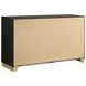 Caraway Black 6 Drawer Dresser