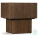 Blanco Warm Umber Burl Square End Table