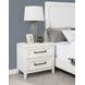 Marielle Distressed White Nightstand