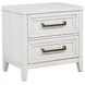 Marielle Distressed White Nightstand