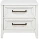 Marielle Distressed White Nightstand