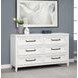 Marielle Distressed White Dresser
