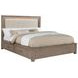 Kenora Barley Brown King Upholstered Platform Storage Bed