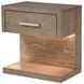 Kenora Barley Brown 1 Drawer Nightstand