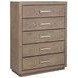 Kenora Barley Brown 5 Drawer Chest