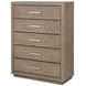 Kenora Barley Brown 5 Drawer Chest
