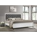 Sonora Dark Gray California King Upholstered Panel Bed