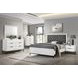 Sonora Dark Gray California King Upholstered Panel Bed