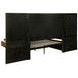 Terrace Ash Brown Wall Panel King Platform Storage Bed