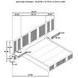 Terrace Ash Brown Wall Panel King Platform Storage Bed