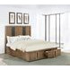 Terrace Ash Brown King Platform Storage Bed