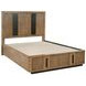 Terrace Ash Brown King Platform Storage Bed
