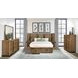 Terrace Ash Brown Queen Platform Storage Bed