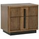Terrace Ash Brown 2 Drawer Nightstand