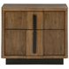 Terrace Ash Brown 2 Drawer Nightstand