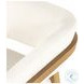 Dexter Gibson White Performance Fabric Chair