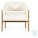 Dexter Gibson White Performance Fabric Chair