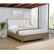 Granada Natural Pine King Upholstered Panel Bed