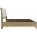 Granada Natural Pine King Upholstered Panel Bed