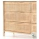 Sydney Natural Mango 6 Drawer Dresser