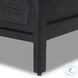 Sydney Black Wash and Black Cane 6 Drawer Dresser