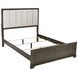 Gran Park Dark Cocoa King Upholstered Panel Bed