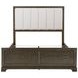 Gran Park Dark Cocoa King Upholstered Panel Bed
