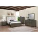 Gran Park Dark Cocoa King Upholstered Panel Bed