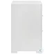 Ives White High Gloss Nightstand