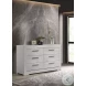 Ives White High Gloss Dresser