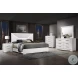 Ives White High Gloss Dresser With Mirror
