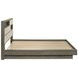 Fenwick Gray Oak and Almond California King Storage Platform Bed with Bookcase