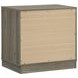 Fenwick Gray Oak And Almond 2 Drawer Nightstand
