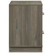 Fenwick Gray Oak And Almond 2 Drawer Nightstand